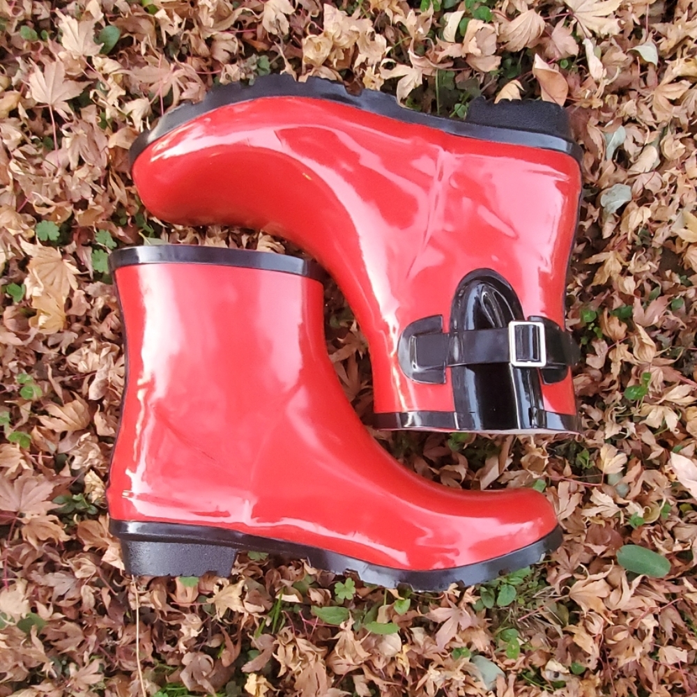 Red Nomad Rain Boots